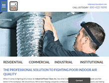 Tablet Screenshot of industrialpowerclean.com